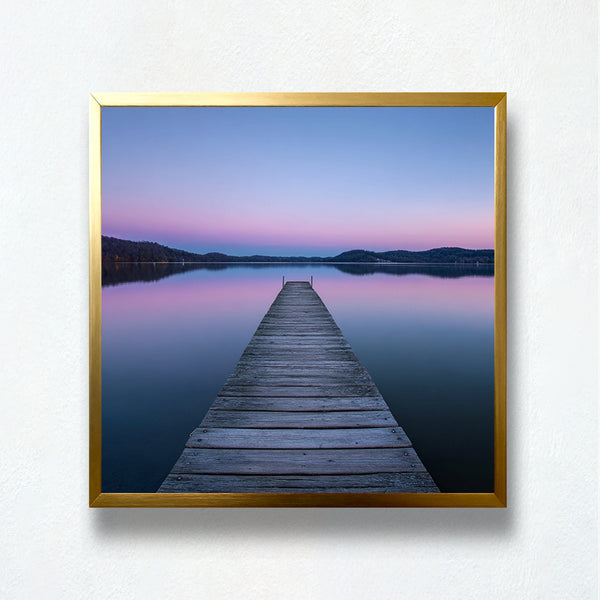 Blue Hour Lakeside Path Paint by Numbers Kit | PaintEasy