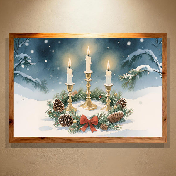 Paint by Numbers：Christmas Wreath