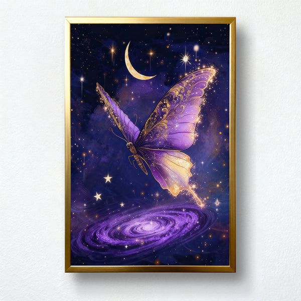 Celestial Galaxy Butterfly Paint by Numbers Kit | PaintEasy