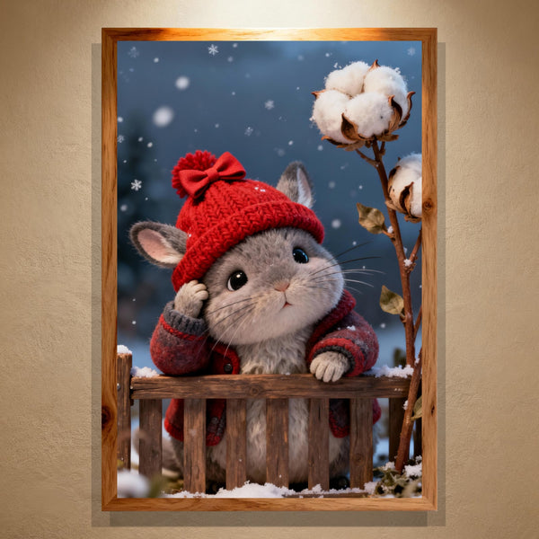 Paint by Numbers：Chinchilla's Winter Charm