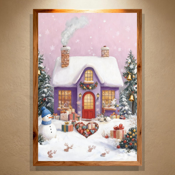 Paint by Numbers：Christmas Cottage of Love