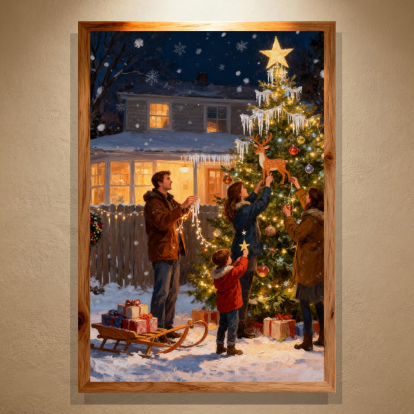 Paint by Numbers：Christmas Family Gathering