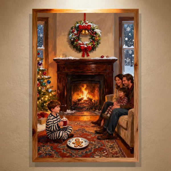 Paint by Numbers：Christmas Fireplace