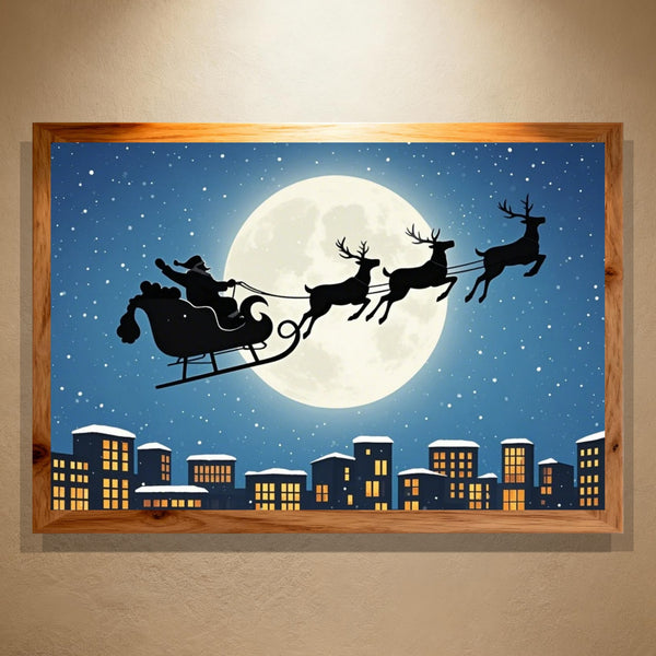 Paint by Numbers：Santa Claus is on His Way