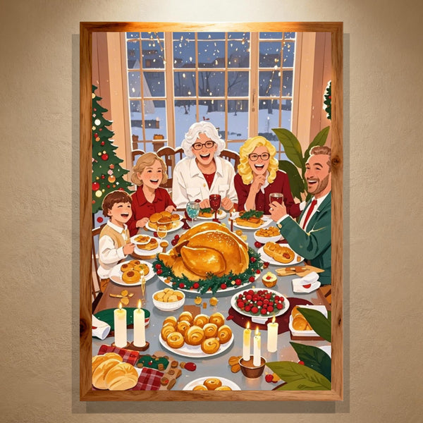 Paint by Numbers：Christmas Feast