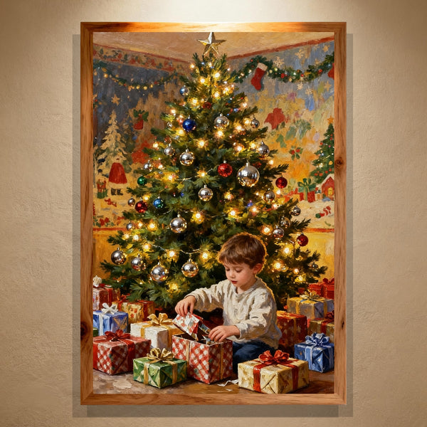 Paint by Numbers：Christmas Gift Box Pile