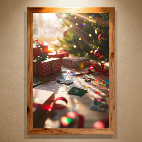 Christmas Glow Paint by Numbers | Morning Light & Holiday Gift Scene