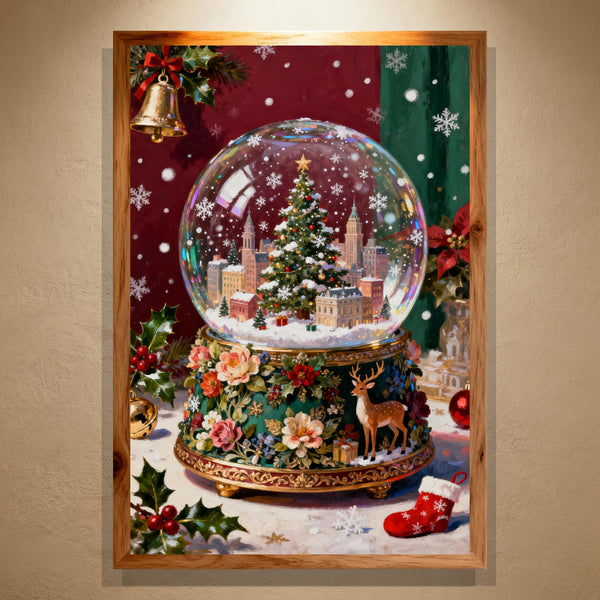Paint by Numbers：Christmas Gorgeous Crystal Ball