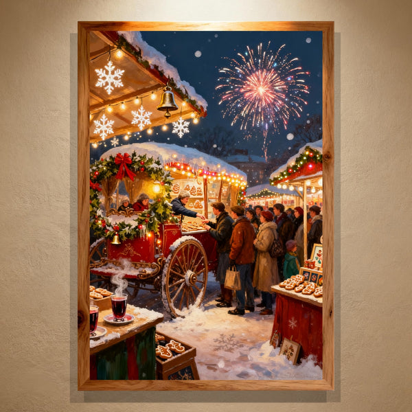 Paint by Numbers：Christmas Market
