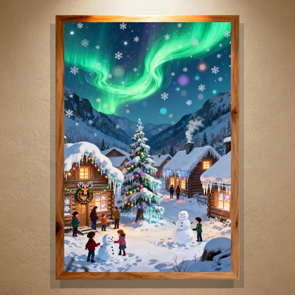 Paint by Numbers：Christmas Village