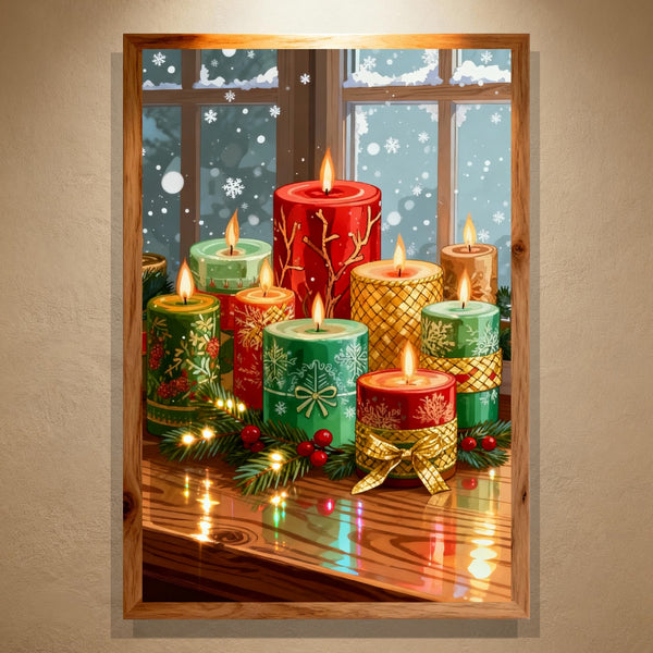 Paint by Numbers：Christmas Window Display