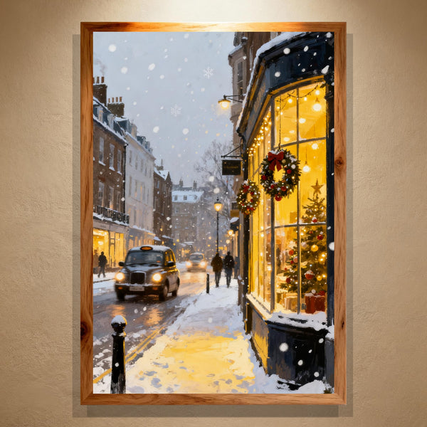 Paint by Numbers：Christmas street corner