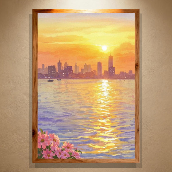 City Sunset – Paint by Numbers Kit