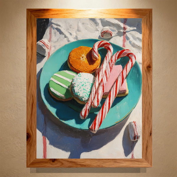 Cookies and candy canes Paint by Numbers  | PaintEasy