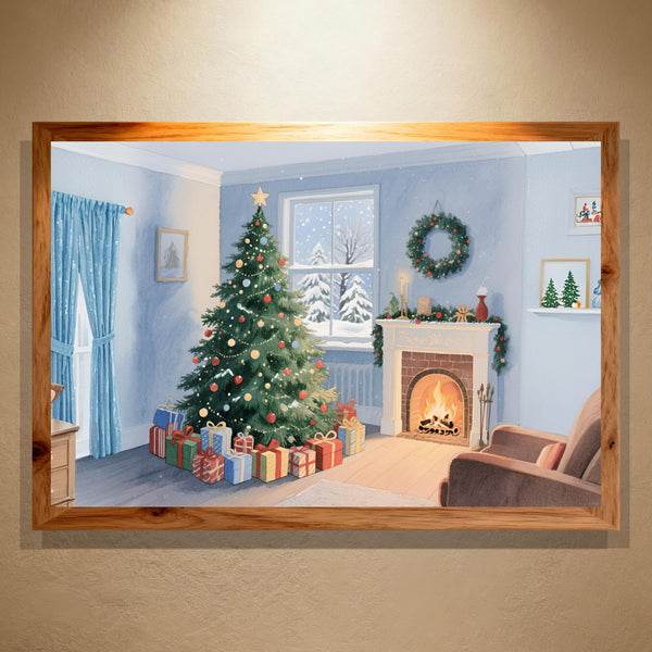 Paint by Numbers：Cozy Christmas Night