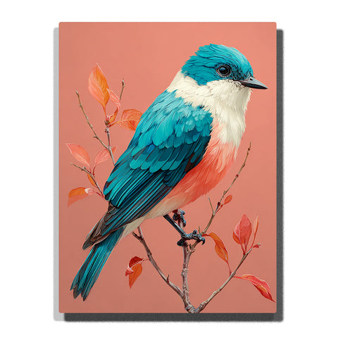 Cute Bird Ⅳ Paint by Numbers | Adorable Songbird DIY Painting Kit