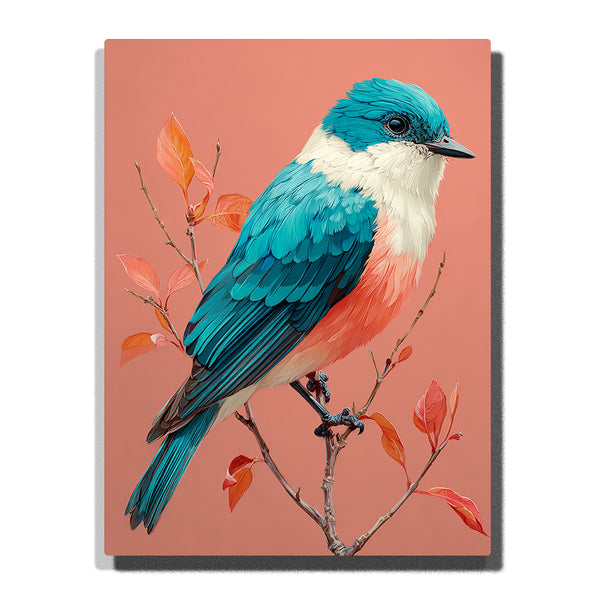 Cute Bird Ⅳ Paint by Numbers | Adorable Songbird DIY Painting Kit | PaintEasy