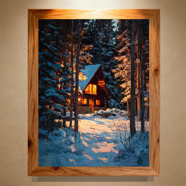 Deep wood cabin Paint by Numbers  | PaintEasy