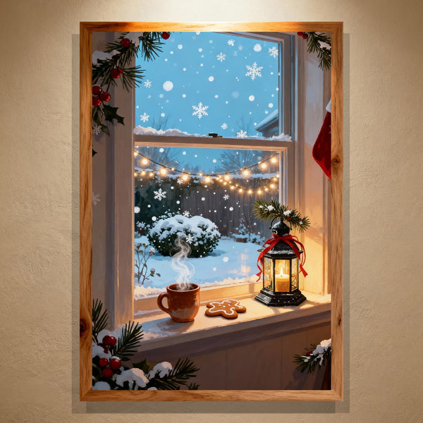 Paint by Numbers：Frosty Christmas Morning