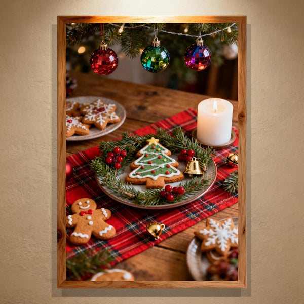 Paint by Numbers：Gingerbread Dream Christmas Sweet Delight