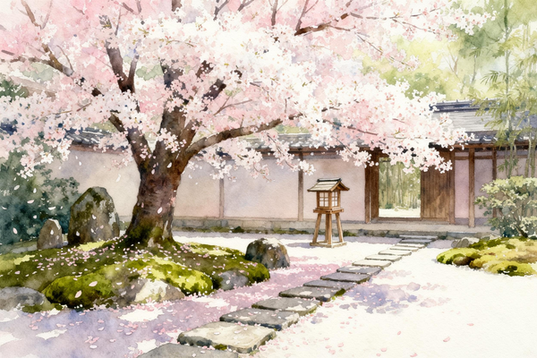 Paint by Numbers：Graceful Courtyard