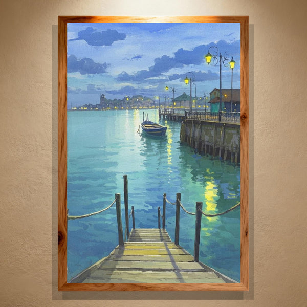 Harbor Lights – Paint by Numbers Kit