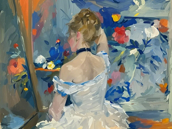 Paint by Numbers：Hide and seek Berthe Morisot1873