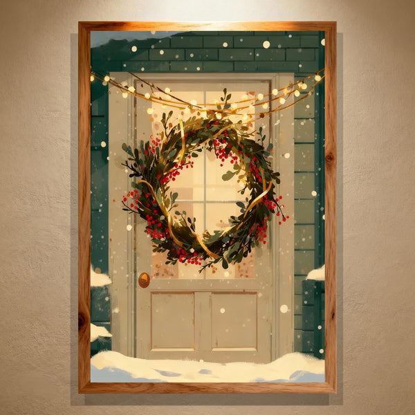 Paint by Numbers：Holiday Door Wreath