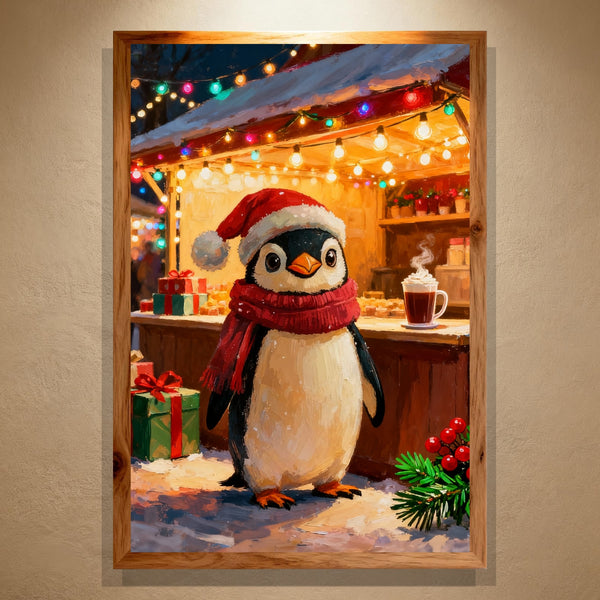Paint by Numbers：Little Penguin’s Christmas Wish