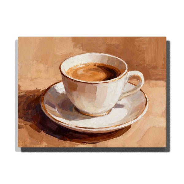 Mocha Mousse Coffee Cup Delight Paint by Numbers Kit | PaintEasy