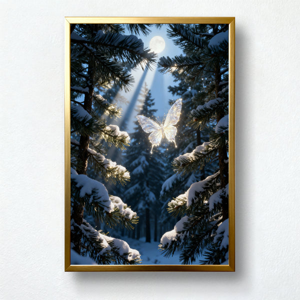 Moonlit Forest Spirit Butterfly Paint by Numbers Kit | PaintEasy