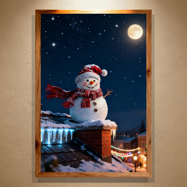Paint by Numbers：Moonlit Snowman