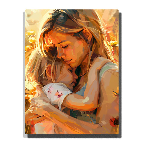 Mother’s Warm Embrace – Mother’s Day Paint by Numbers Kit