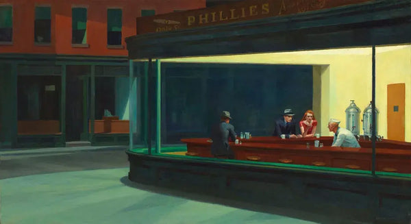 Paint by Numbers：Nighthawks_Edward Hopper1942
