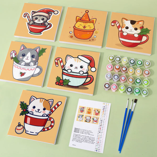 Paint by Numbers - Kawaii Creature Digital Oil Painting Set