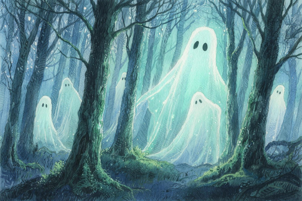 Paint by Numbers: Silent Forest Ghost