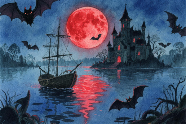 Paint by Numbers: Spooky Halloween Night Fantasy