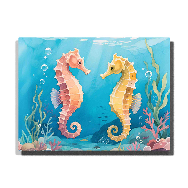 Loving Seahorses Paint by Numbers Kit | PaintEasy