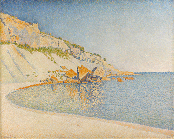 Paint by Numbers：Cassis, Cap Lombard, Opus 196 | Paul Signac | 1889