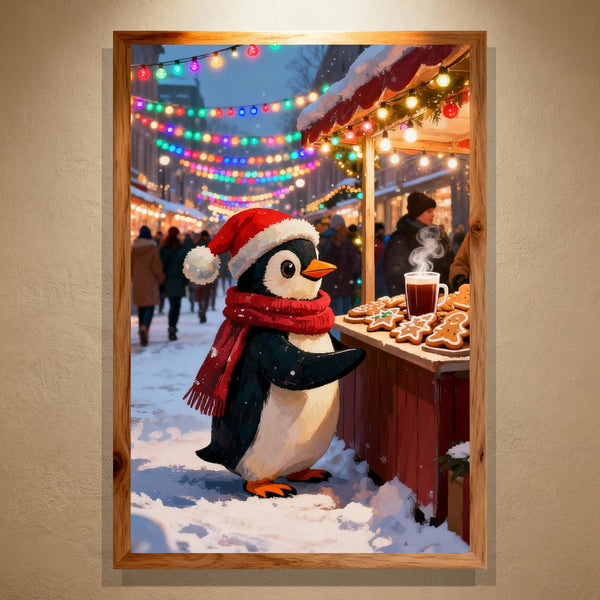Paint by Numbers：Penguin’s Christmas Market