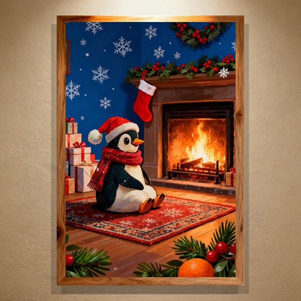 Paint by Numbers：Penguin’s Cozy Christmas