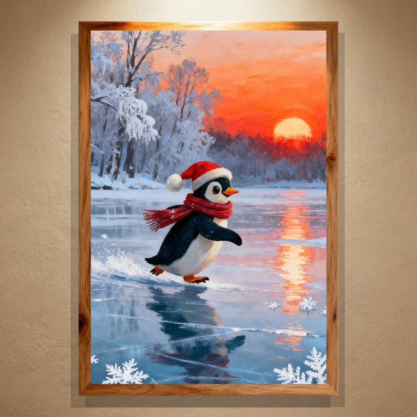 Paint by Numbers：Penguin on Ice