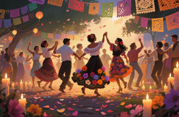 Paint by Numbers：Perfect Fusion of Color, Vitality, and the Celebration of the Mexican Day of the Dead Number Painting