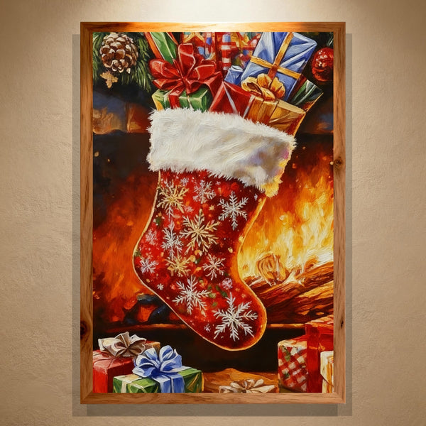 Paint by Numbers：Pile of Christmas Gifts