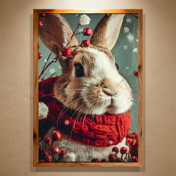 Paint by Numbers：Cozy Christmas Bunny