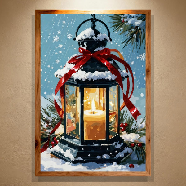 Paint by Numbers：Snowflakes and Christmas Lights