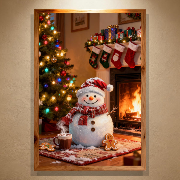 Paint by Numbers：Snowman’s Cozy Christmas
