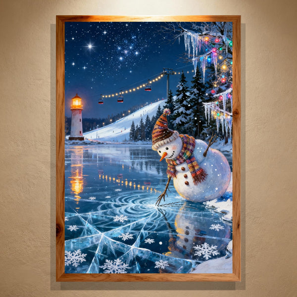 Paint by Numbers：Snowman and the Starlight