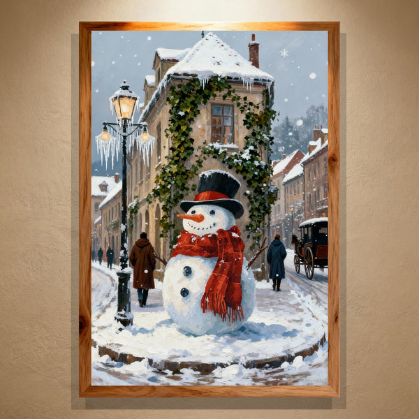 Paint by Numbers：Snowman in Paris