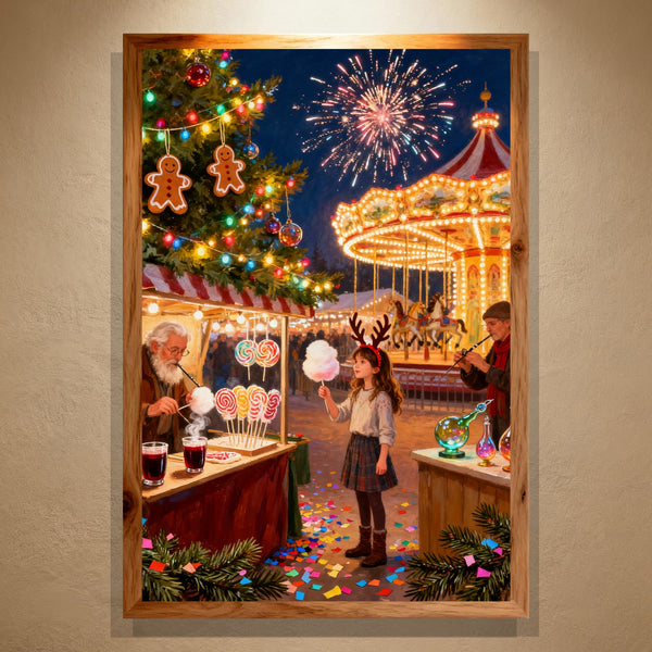 Paint by Numbers：Stall at Christmas Market